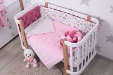 Дитячий постільний комплект Veres Velour Rainbow 5 одиниць